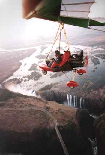 Taking a closer view at the falls...