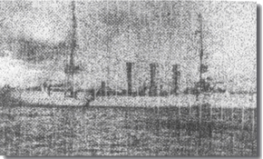 Rear Admiral Ludwig von Reuter's flagship Emden