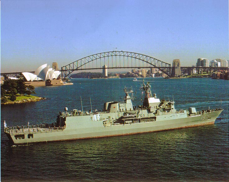 HMAS Warramunga in Sydney Harbour