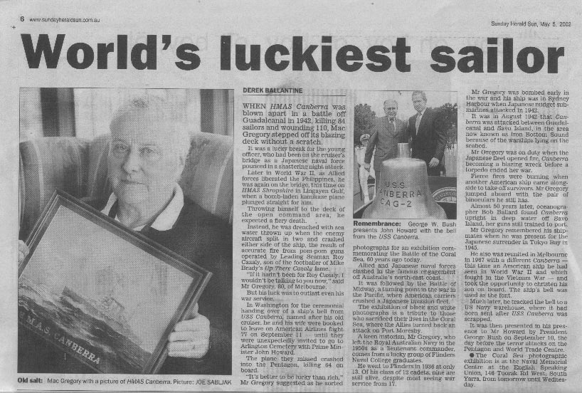 Melborne Herald Sunn 5 May 2002