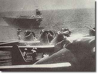 Japanese Carriers en route to attack US Pacific Fleet at Pearl Harbor on December 7th. 1941.