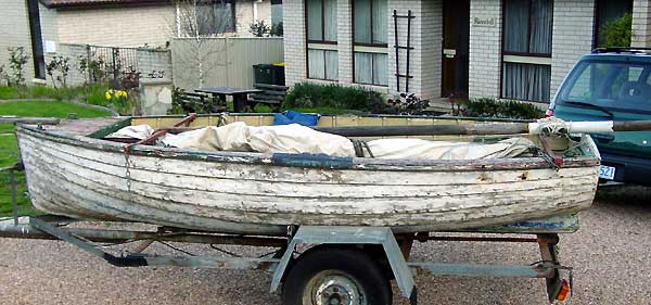 HMAS Creswell sail training dinghy