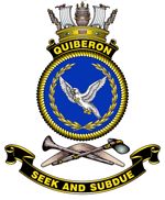 HMAS Quiberon's crest