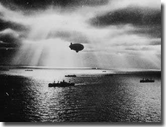 Convoy at Sunrise
Photograph Naval Historical Centre. USA.