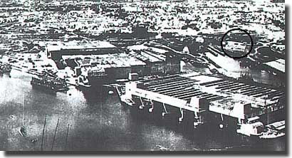 The three Keroman bunkers.