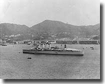 HMS Suffolk Hong Kong, January 1931