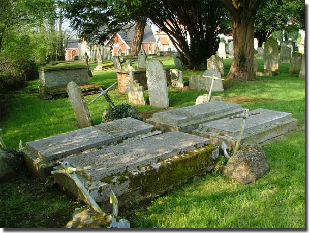Moresby Graves at the SS Margaret and Andrew Churchyard, Littleham, Exmouth.Devon. 
