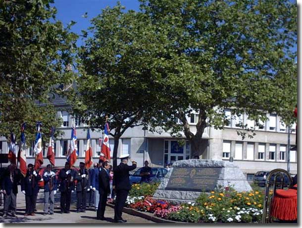 Picture from Yves in St Nazaire, honouring the loss from HMT Lancastria 