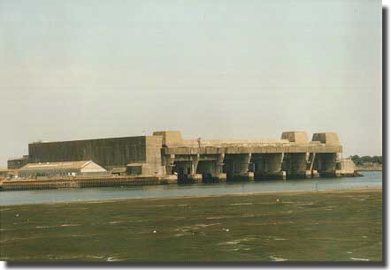 U-Boat pens at Lorient France