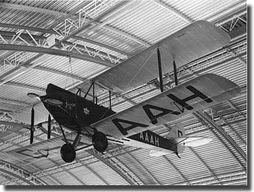 Amy Johnson lands at Moonee Valley Race Course, Melbourne.