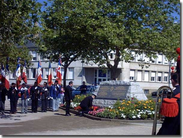 Picture from Yves in St Nazaire, honouring the loss from HMT Lancastria 