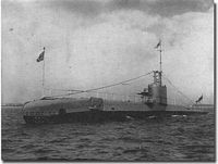 HM Submarine Sturgeon, one of the submarines commanded by Captain Wingfield - click to read more