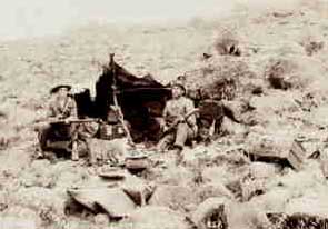 The Boer soldiers were for the largest part farmers who had taken up weapons as volunteers