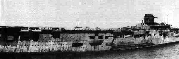 Last photograph of Graf Zeppelin towed from Swinocijscie Poland to Leningrad. April 17. 1947