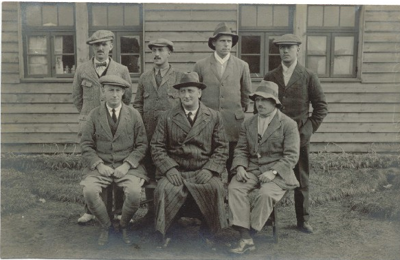 civilians in Gustrow POW camp in March 1918