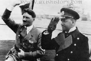 Hitler and Raeder