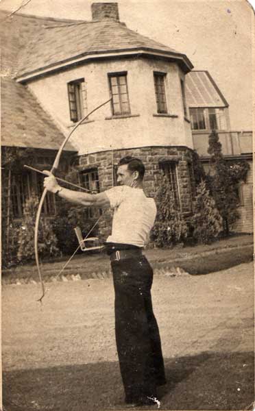 Len Hiller in Canada after WWII