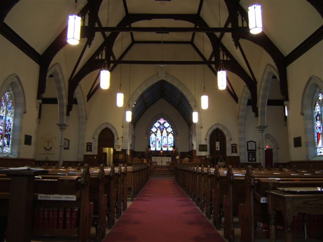 St James Church Orillia Ontario Canada Interior