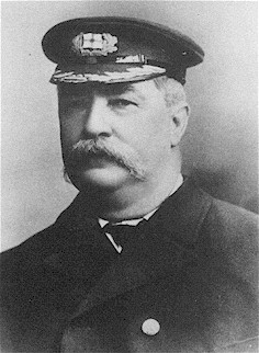 Captain William Knight aged 62, in command of SS Yongala at the time of her disappearance in 1911.