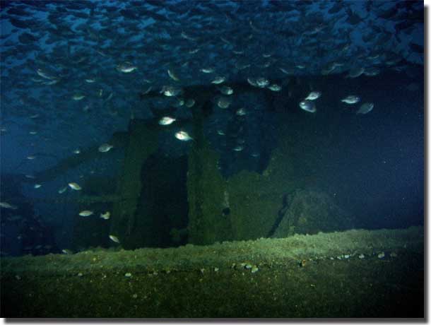 Starboard side of the ship's bridge