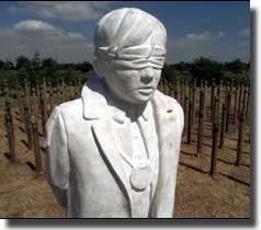 The Memorial in England for those Shot At Dawn in WW1.
 The ‘Shot at Dawn’ memorial to the 306 executed soldiers at the National Memorial Arboretum in Staffordshire England.