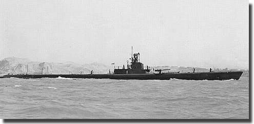U.S.S. Wahoo pictured in July 1943 