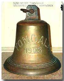 Ship's bell from Yongala