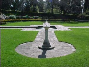 A sunken garden designed by Linaker was a special feature commemorating Victoria's pioneer women.