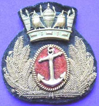 cap badge of a WW2 Merchant Navy Officer