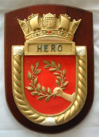 Crest HMS Hero
