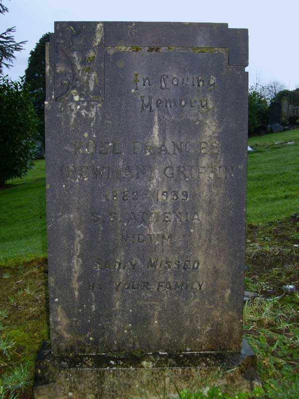 Rose Griffin headstone