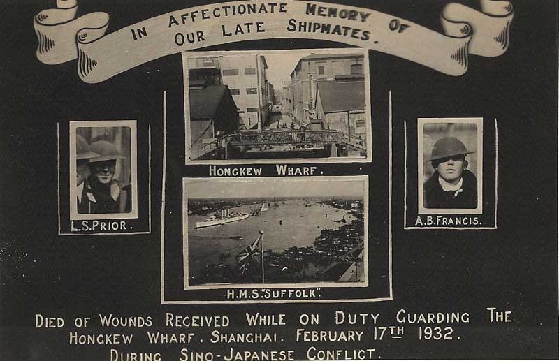 H.M.S. Suffolk in 1932 in the Far East