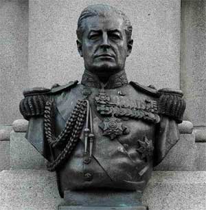 Bust of Earl Beatty in Trafalgar Square