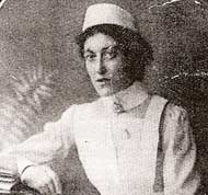 Nurse Rodwell - hospital ship Anglia click to read more
