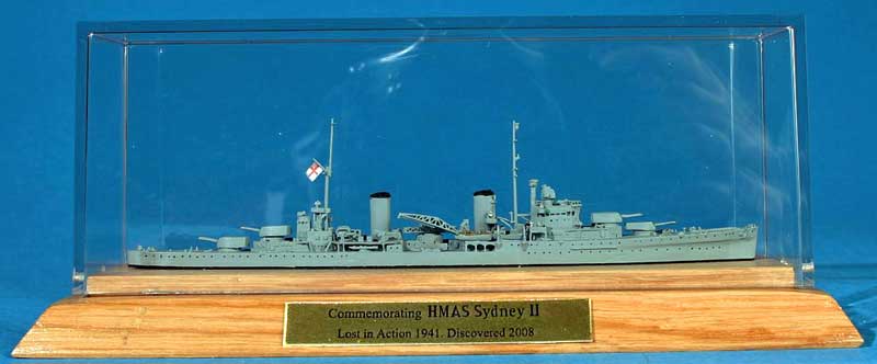 HMAS Sydney II commemoration model