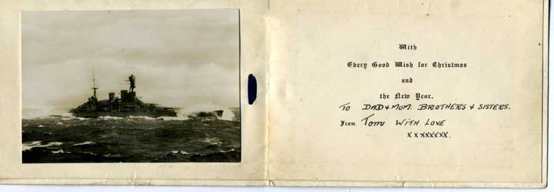 Thomas Burns, Leading Telegraphist, HMS Repulse