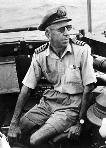 Captain Emile Dechaineux DSC, RAN.