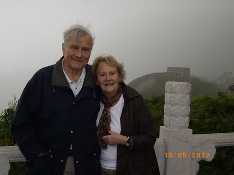 Denise and me on the Wall at Beijing