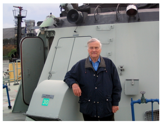 Mac visited the EX-HMAS Canberra FFG-02 whilst she was being prepared for scuttling as an artificial reef of Ocean Grove. Here is a picture of that visit.
 
 