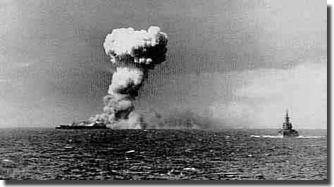 The Light Carrier Princeton on fire