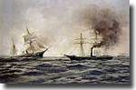 USS Kearsarge vs. CSS Alabama. 19 June 1864