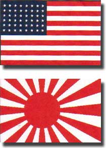 US and Japanese Flags