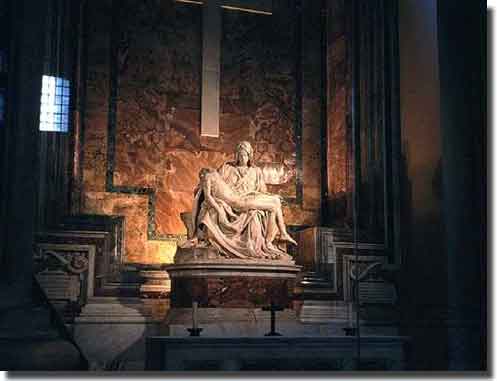 Michael Angelo's Pieta, St Peters Rome