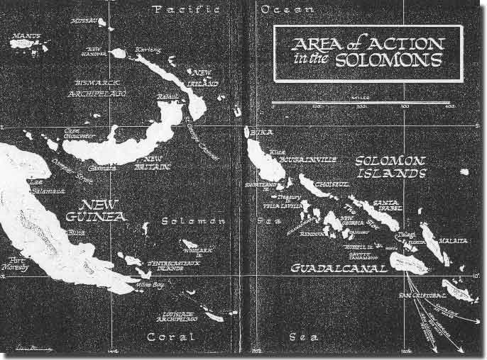 Map of Solomon Islands