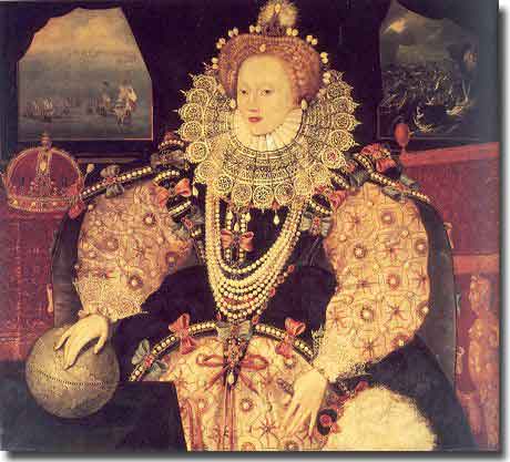 The Armada portrait of Queen Elizabeth 1 in 1588