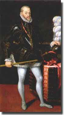 King Phillip II of Spain