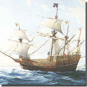 The Mary rose, sunk in the Solent 1545