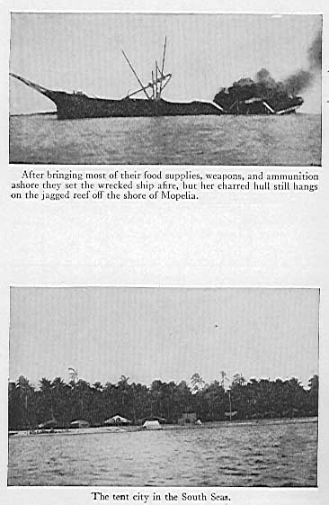 Seeadler on Mopelia Reef, 2-8-1917