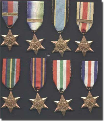 Campaign Stars WW2