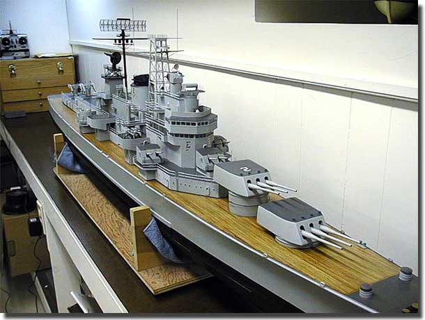 USS Canberra model